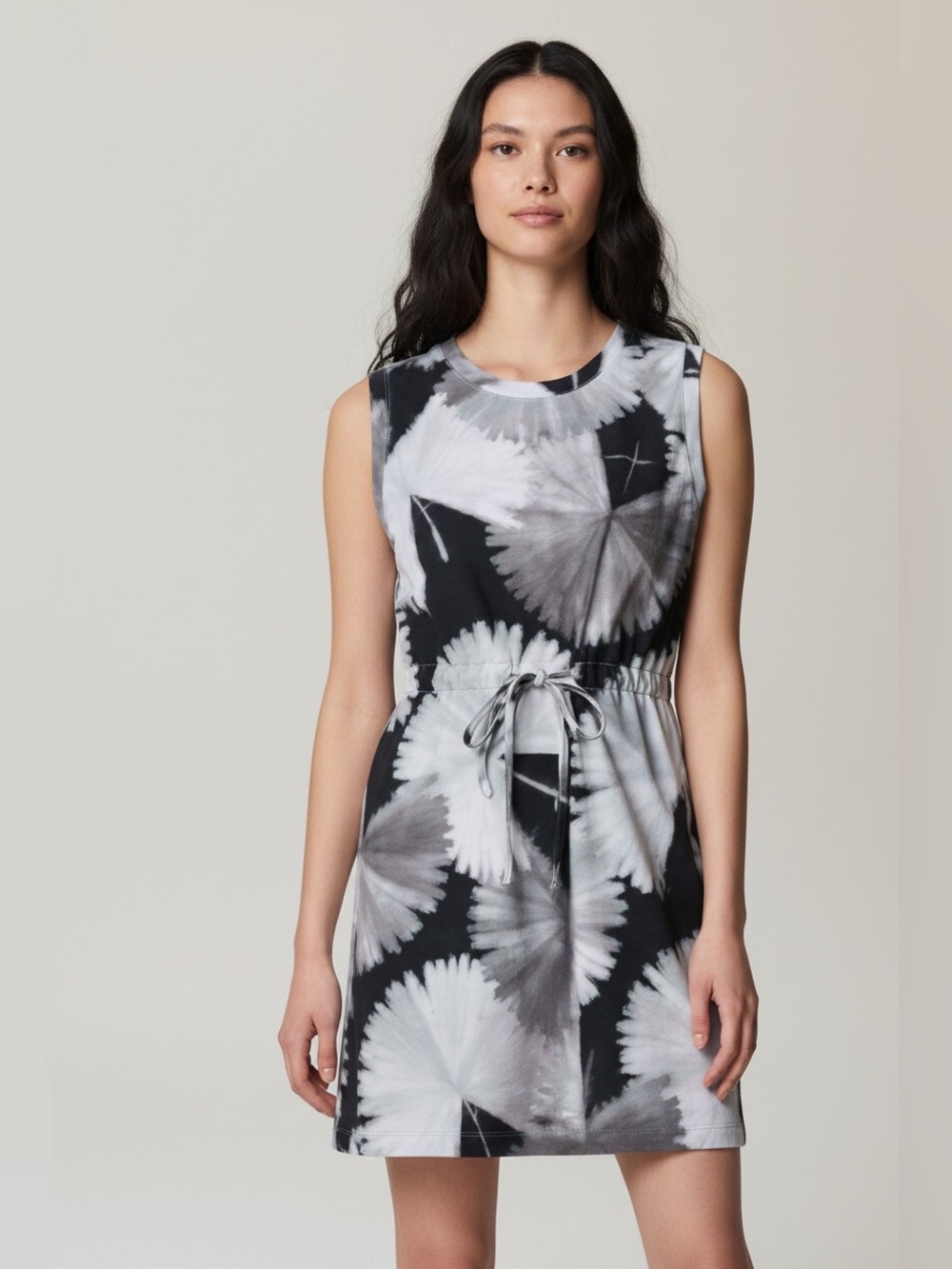 Columbia Women's XL Bogata Bay Printed Dress With Pockets In White Rays NWT